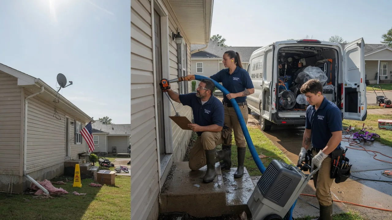 Ceiling Water Damage Restoration in Malakoff, TX near me